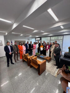 Senador Weverton Rocha recebeu comitivas municipais em seu gabinete em Brasília