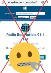Entrevista de Roberto Rocha a rádio de Balsas é interrompida com corte de sinal