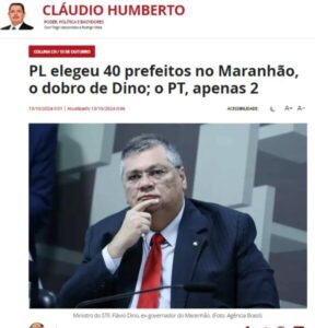 Oligarquias regionais: Pagou, elegeu? Site nacional desmascara Dinismo e mostra a fragilidade eleitoral maranhense…