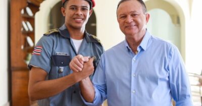 Brandão recebe Benedito Moreno, estudante que conquistou prêmio de redação pela Universidade de Oxford
