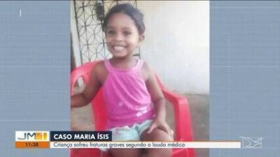 Caso Maria Ísis: laudo aponta que menina de 5 anos morreu após agressão no pescoço, no MA