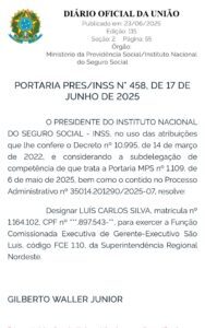 Nomeação de novo gerente do INSS em São Luís é celebrada por servidores maranhenses.