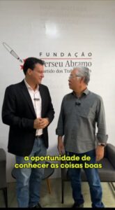 Felipe Camarão visita a Fundação Perseu Abramo e discute formação política e gestão pública
