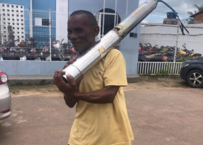 POLÊMICA/PREFEITO DE CAJARI NÃO ACEITA DOAÇÃO DE BOMBA DE POÇO ARTESIANO PRA COMUNIDADE E VIRA CASO DE POLÍCIA.