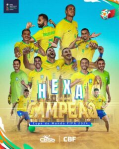 Brasil vence Belarus e se torna heptacampeão da Copa do Mundo de Futebol de Areia