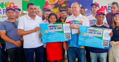 Em Urbano Santos, Iracema Vale participa da entrega de cartões do programa ‘Maranhão Livre da Fome’…