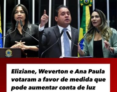 Senadores do Maranhão Votam a Favor de Aumento na Conta de Energia