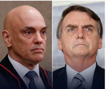 Moraes, decidiu, na manhã desta quinta-feira (24) apenas advertir o ex-presidente Jair Bolsonaro