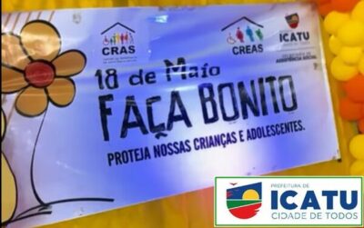 Prefeitura de Icatu promoveu um momento especial no mês de acolhimento e conscientização!