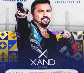 Aniversário de Imperatriz tem show gratuito de Xand Avião*