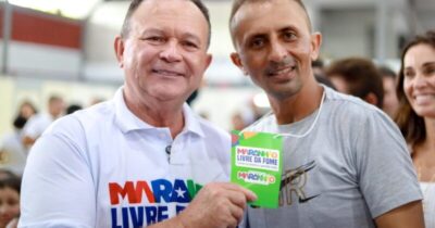 Brandão lança Maranhão Livre da Fome com a entrega dos primeiros cartões e grande ação social no Castelinho