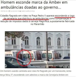 Deputados governistas atacam único senador que votou a favor da Reforma da Previdência e calam sobre sucateamento na Saúde, nada falam sobre ambulância descaracterizada como “doação” da Ambev na porta do Palácio…