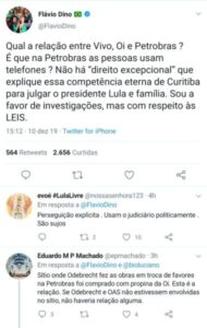 A pérola de Flávio Dino a Lula: enquanto o comunista busca holofotes fazendo defesa de corruptos, permanece calado sobre os milhões ao ministro Gilmar Mendes…