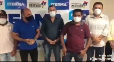 Vereador Dr. Gean vai a sede do Iterma na capital e reivindica apoio para distribuição de terras aos trabalhadores rurais assentados no Povoado Tatajubal VEJA O VIDEO*