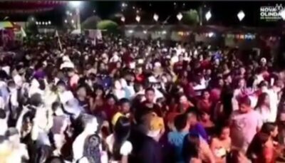 Em Nova Olinda do Maranhão, Arraiá Arrastapé na Praça é sucesso de público desde a abertura