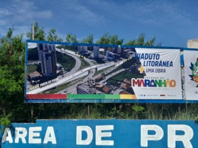 Na guerra das placas, Brandão mostra força usando outdoor….