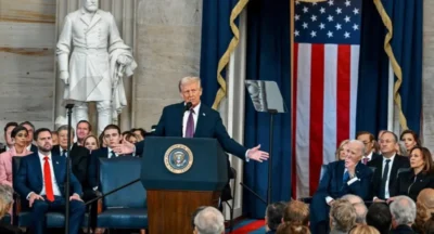 Donald Trump toma posse e garante que ‘a era de ouro’ dos Estados Unidos começou