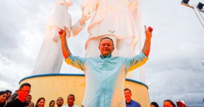 Brandão inaugura revitalização do monumento de São José de Ribamar e anuncia nova obra para o Santuário