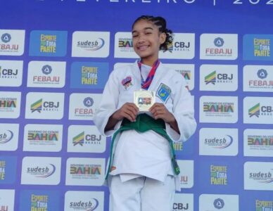 Parnaramense Liara Sousa conquista ouro na Copa Bahia Open de Judô