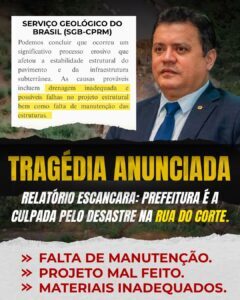 Prefeitura de Barra do Corda é responsabilizada por desabamento de avenida após falhas em obra pública