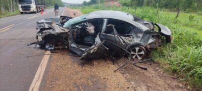 ‘Cadeirinha’ salva vida de criança de 4 anos em grave acidente no interior do Maranhão