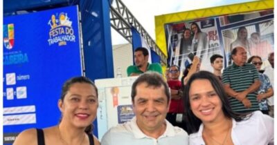 Dr. Hilton Gonçalo participa da Festa do Trabalhador em Bacabeira e Santa Rita ao lado do deputado Ariston