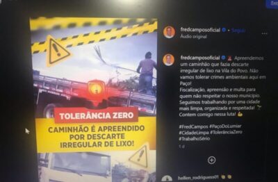 Que contradição! Fred Campos prega tolerância zero para crimes, mas é indiciado pela Polícia Federal