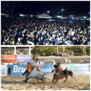 Com apoio de Fernando Pessoa, Orleans Brandão e Bruna Pessoa, Tuntum tem a maior e melhor vaquejada da região