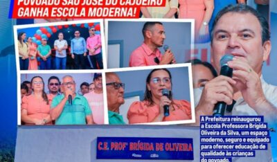 Maracaçumé – Prefeito Tio Gal entrega mais uma escola reformada e climatizada
