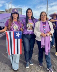 Prefeita de Presidente Sarney Valeria Castro participa da 7ª Marcha das Margaridas em Brasília