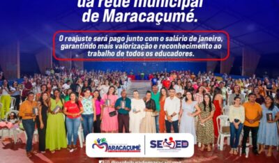 Prefeito Tio Gal concede reajuste de 6,27% aos professores efetivos de Maracaçumé