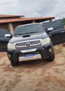 Hilux é roubada durante assalto em residência no Bairro Santa Cruz em Barreirinhas