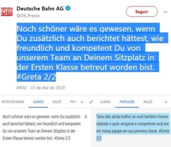 Greta, pirralha e fake…