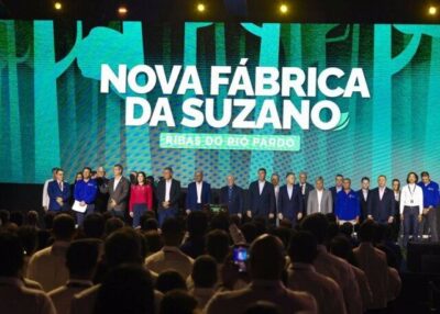 Governador Brandão acompanha inauguração da nova fábrica de celulose da Suzano em Ribas do Rio Pardo (MS)