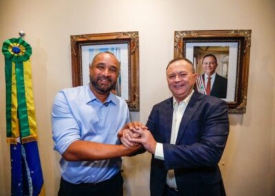 Brandão recebe novo presidente da Famem no Palácio dos Leões e celebra a unidade entre os prefeitos maranhenses