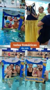 Academia Viva Água realiza seu tradicional Arraial de São João Aquático para alegria da criançada