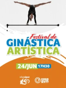Academia Viva Água realiza Festival de Ginástica Artística nesta terça-feira (24) em parceria coma Gym