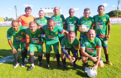 Seleção Máster de Alcântara vence Cajapió por 1 a 0 e lidera o Campeonato Regional 50tão