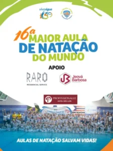 Viva Água realiza mais uma edição da Maior Aula de Natação do Mundo e agradece parceiros