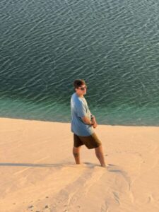 Ex-BBB Felipe Prior visita os Lençóis Maranhenses e se encanta com a beleza natural
