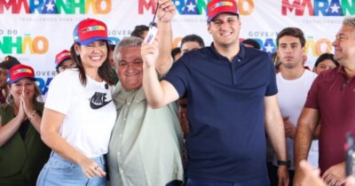 Orleans Brandão entrega obras estaduais em Alto Alegre do Maranhão e São Mateus