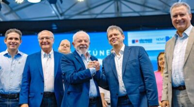 Túnel Santos-Guarujá, maior obra do PAC, faz Tarcísio elogiar republicanismo de Lula
