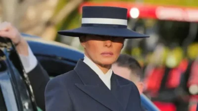 O chapéu de Melania, Obama sozinho e outras 14 fotos da posse de Trump