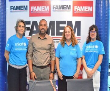 Famem e Unicef firmam parceria para que os municípios acessem políticas públicas em benefício de crianças e adolescentes