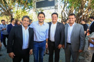 Osmar Filho participa do lançamento da pedra fundamental de Complexo Operacional dos Correios em São Luís
