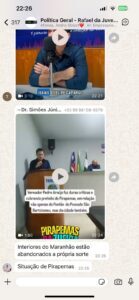 Crise política em Pirapemas: liderança denuncia traição e expõe abandono da população por parte de vereador