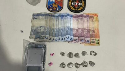 Adolescente é apreendido pela polícia por tráfico de drogas no Anjo da Guarda