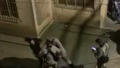 Vídeo: policial valentão é flagrado agredindo mulher com tapa no rosto na Bahia