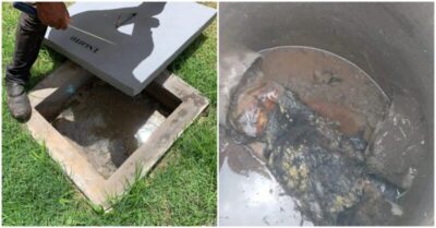 Dimensão Engenharia entrega o Condominio Space Calhau 2 com diversos problemas na infraestrutura e pasmem , até cachorro morto tem na tubulação