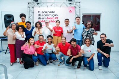 Felipe Camarão, Rubens Jr., Washington Oliveira, Francimar Melo, Cricielle Muniz e o Coletivo Nós se unem para reconstruir o PT de São Luís com o lançamento da chapa ‘PT de Todos Nós’.